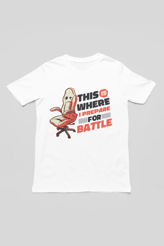White Battle T-Shirt ⚔️